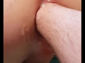 Cumming with a hand in my ass