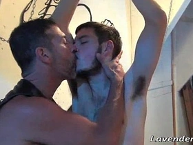 Awesome bdsm gay sex scene with spanking gay video
